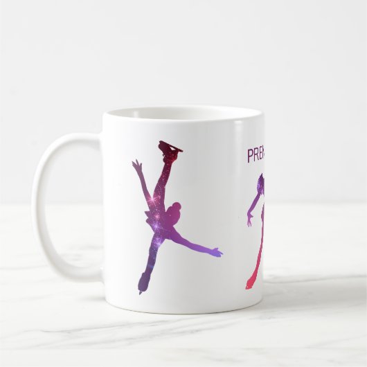 Kop voor schaatsen - Silhouette Rose Violet star (Links)