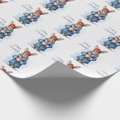 Kop warme chocolademelk cadeaupapier (Hoek)