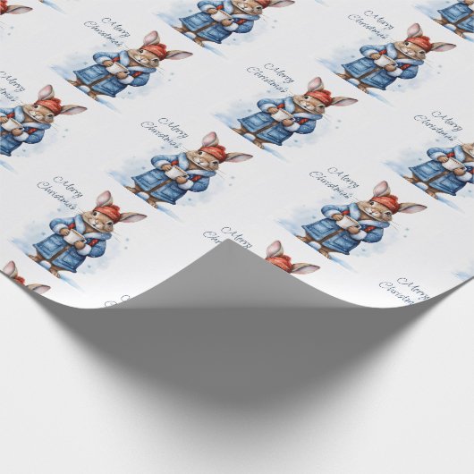 Kop warme chocolademelk cadeaupapier (Hoek)