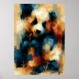 Kopanda Bamboe Pauze Schattig Baby Panda Kawaii Ku Poster