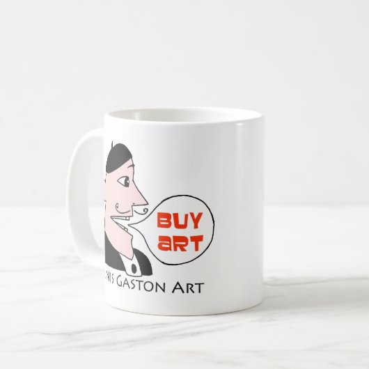 Kopen Art klassieke mok (Voorkant links)