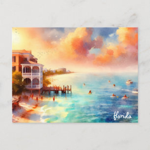 kopen beach Travel  keys florida briefkaarten