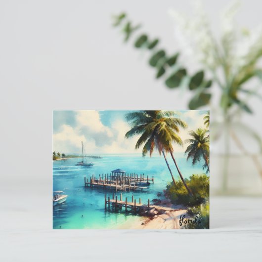 kopen beste Reizen  sleutels florida briefkaarten (Staand voorkant)