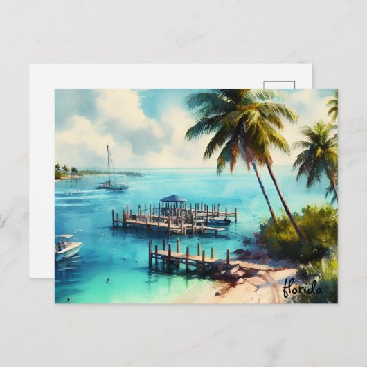 kopen beste Reizen  sleutels florida briefkaarten (Voorkant / Achterkant)