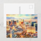 kopen bright Travel las vegas briefkaarten (Voorkant / Achterkant)