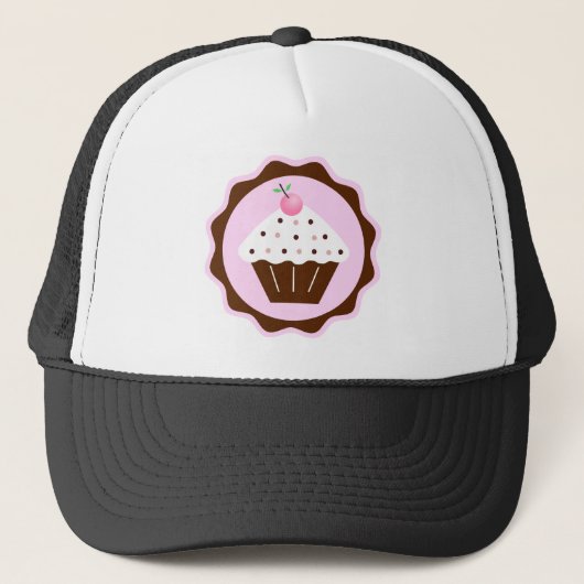 KOPEN BROWN EN PINK TRUCKER PET (Voorkant)