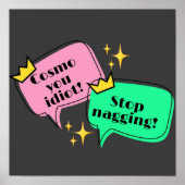 KOPEN BUBBLE WANDA COSMO POSTER (Voorkant)