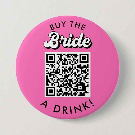 KOPEN de Bride een Button van de Code QR van de Dr (Voorkant)