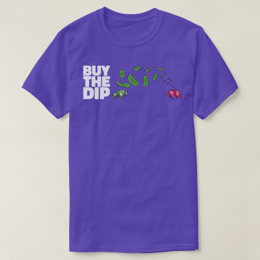 KOPEN DIP geeft Dayhandelaar-investeerders T-shirt (Design voorkant)