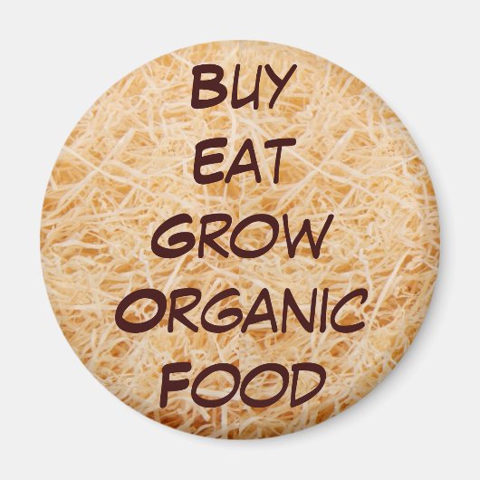 Kopen Eat Grow Organic magneet (Voorkant)