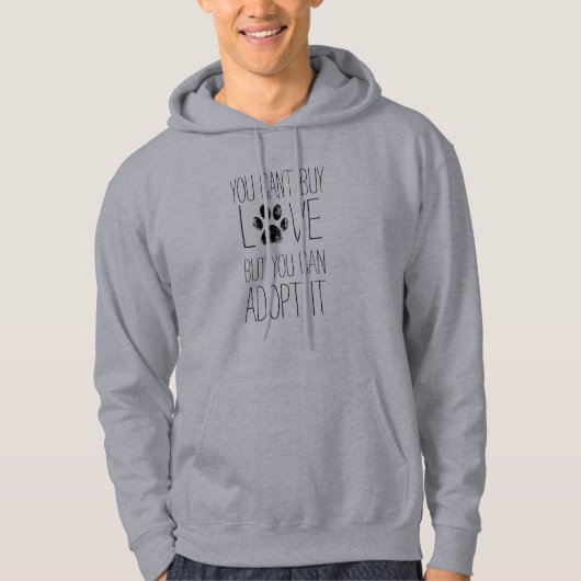 Kopen geen Mannen van Liefde Basic Hoodie (Voorkant)