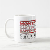Kopen geluk Dirt Bike Funny Mug Koffiemok (Links)