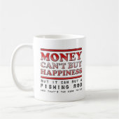 Kopen geluk Vist Rod Funny Mug Koffiemok (Links)