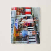 Kopen ijskap op de beurs legpuzzel (Verticaal)