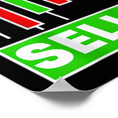 KOPEN LAGE VERKOOPHOGE KANDIDALITEITSSTICKS POSTER (Hoek)