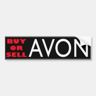 KOPEN OF VERKOPEN AVON BUMPERSTICKER