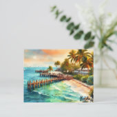 kopen reliëf Reizen  sleutels florida briefkaarten (Staand voorkant)