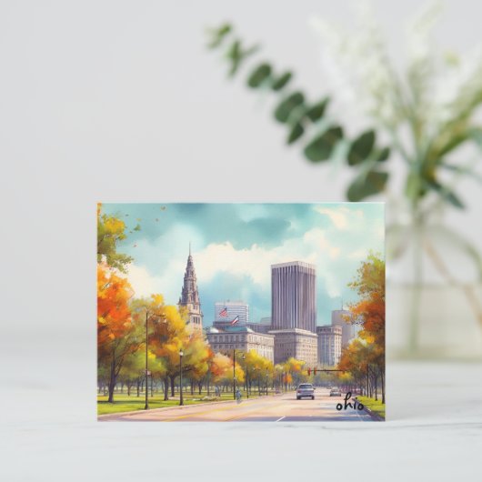 kopen straat Reizen  ohio briefkaarten (Staand voorkant)