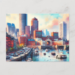 kopen street Travel Vintage boston briefkaarten