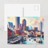 kopen street Travel Vintage boston briefkaarten (Voorkant / Achterkant)