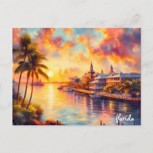 kopen sunset Travel  keys florida briefkaarten (Voorkant)