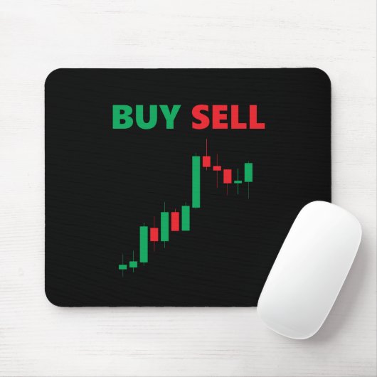 Kopen Verkopen - Aandelen Forex Markt Valutahandel Muismat (Met muis)