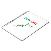 Kopen Verkopen - Aandelen Forex Markt Valutahandel Notitieboek (Linkerzijde)