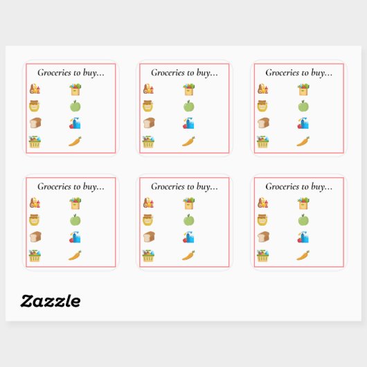 Kopen Vierkante Sticker (Vel)