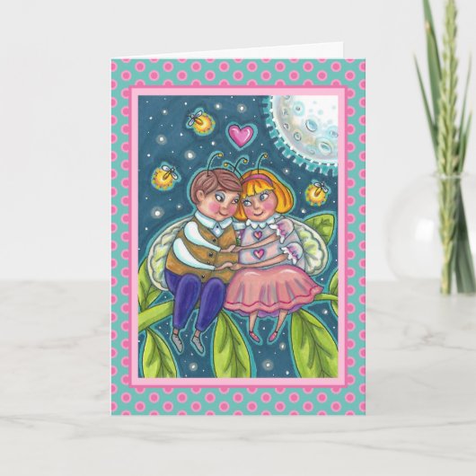 KOPEN, VIJFTIJDEN EN VOLLEDIGE KNOP, KUUTE VALENTI FEESTDAGEN KAART (Voorkant)