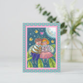 KOPEN, VIJFTIJDEN EN VOLLEDIGE KNOP, KUUTE VALENTI FEESTDAGENKAART (Staand voorkant)