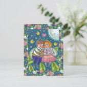 KOPEN, VIJFTIJDEN EN VOLLEDIGE MON, ZWEEDSCHIJVEN BRIEFKAART (Staand voorkant)