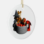 KOPEN voor appelen Keramisch Ornament (Rechts)