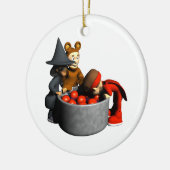 KOPEN voor appelen Keramisch Ornament (Links)