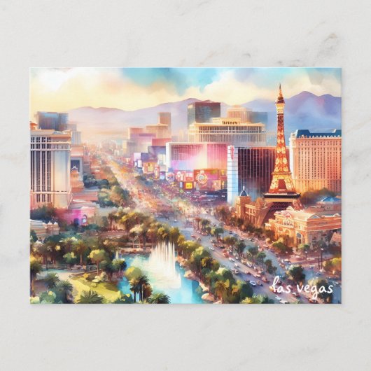 kopen water Reizen las vegas briefkaarten (Voorkant)