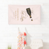 Kopen we champagne, ik verander mijn achternaam! spandoek (Insitu)