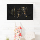 Kopen we champagne, ik verander mijn achternaam! spandoek (Insitu)