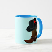 KOPENBOOT EN PET MET RODE STAR MOK (Voorkant rechts)