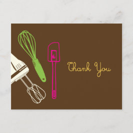 Kopende partij Hartelijk dank Bedankkaart