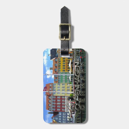 Kopenhagen Bagagelabel (Voorkant verticaal)