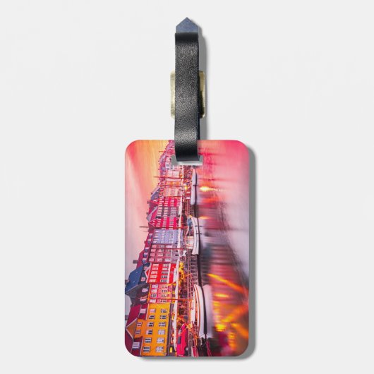 Kopenhagen Bagagelabel (Achterkant verticaal)