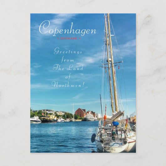 Kopenhagen Briefkaart (Voorkant)