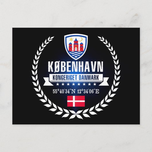 Kopenhagen Briefkaart (Voorkant)