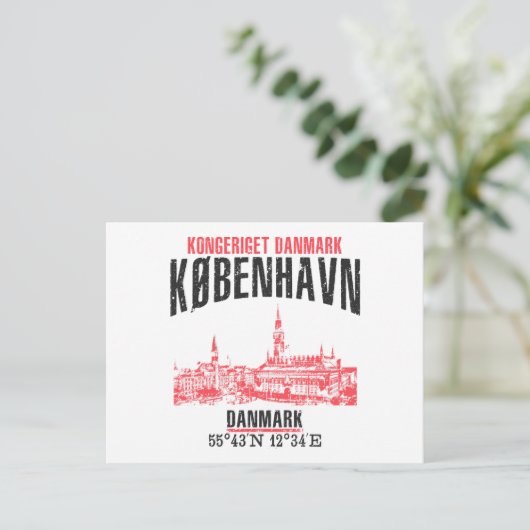 Kopenhagen Briefkaart (Staand voorkant)