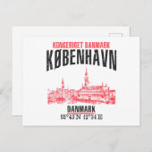 Kopenhagen Briefkaart (Voorkant / Achterkant)