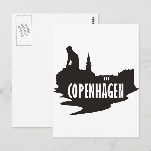 Kopenhagen Briefkaart (Voorkant / Achterkant)
