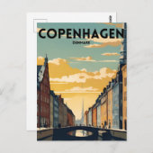 Kopenhagen Briefkaart (Voorkant / Achterkant)