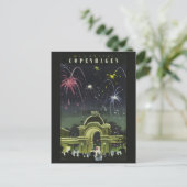 Kopenhagen briefkaart voor reizen (Staand voorkant)