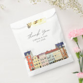 Kopenhagen Bruiloft Gepersonaliseerde foto Favor B Bedankzakje (Gezegeld)