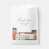 Kopenhagen Bruiloft Gepersonaliseerde foto Favor B Bedankzakje (Voorkant)