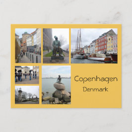 Kopenhagen Collage 2 Briefkaart